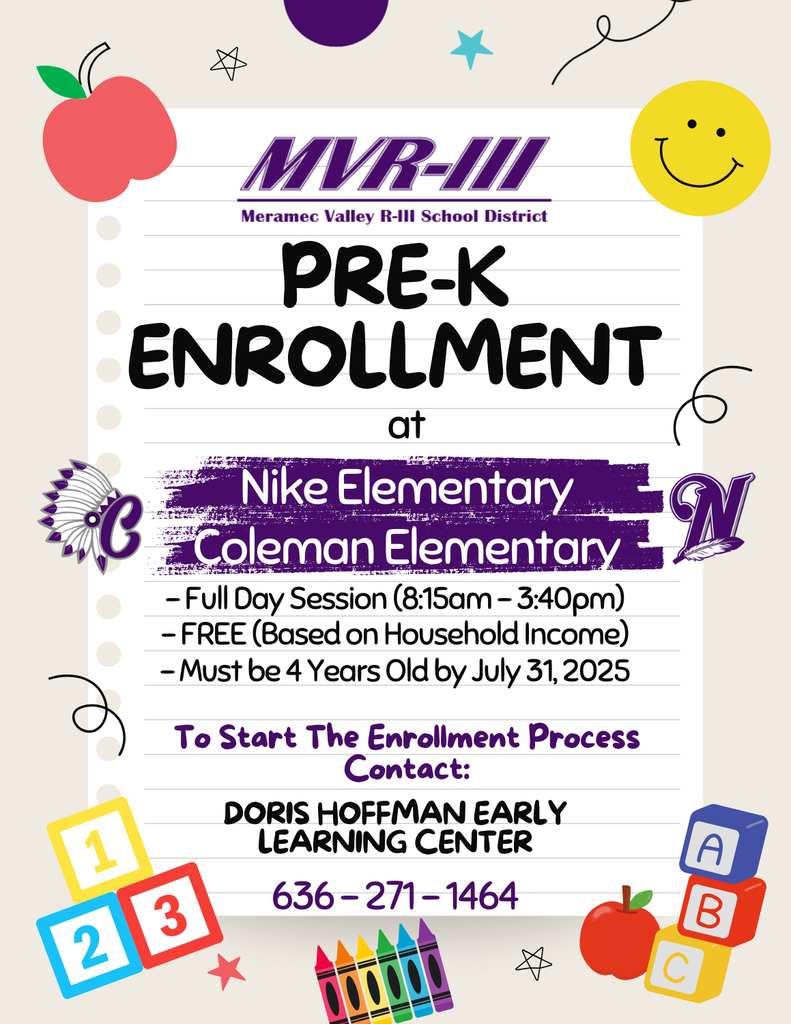 MVR-III PreK Enrollment Opportunities