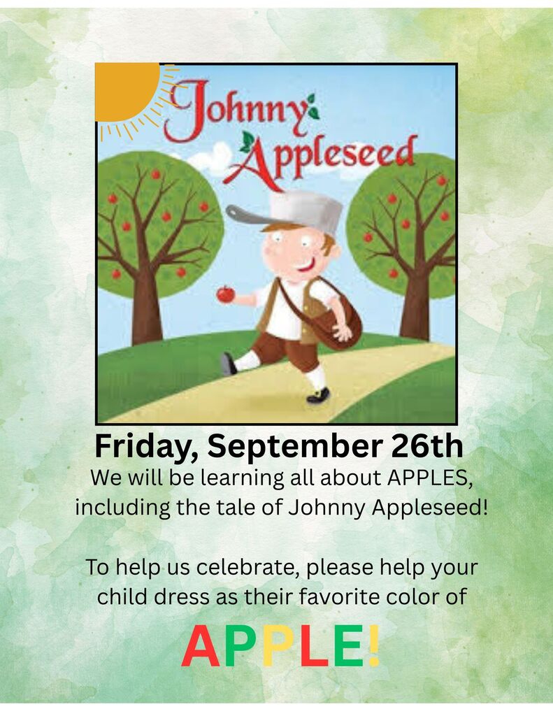 Johnny Appleseed Day!