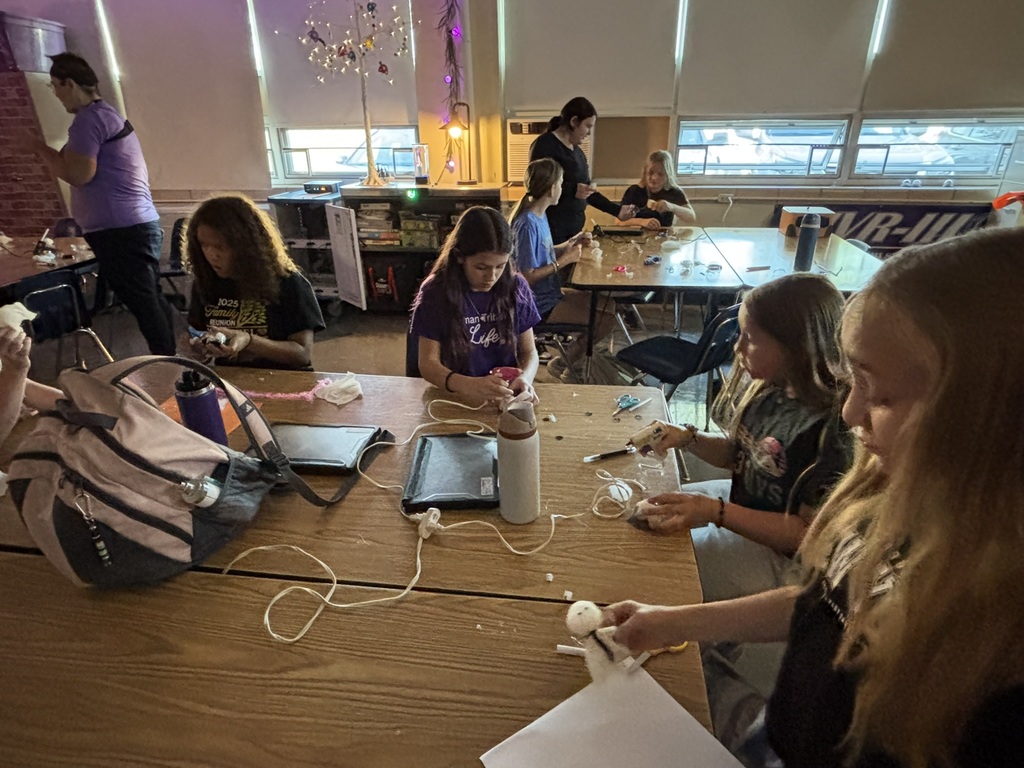 Students participating in club activities.