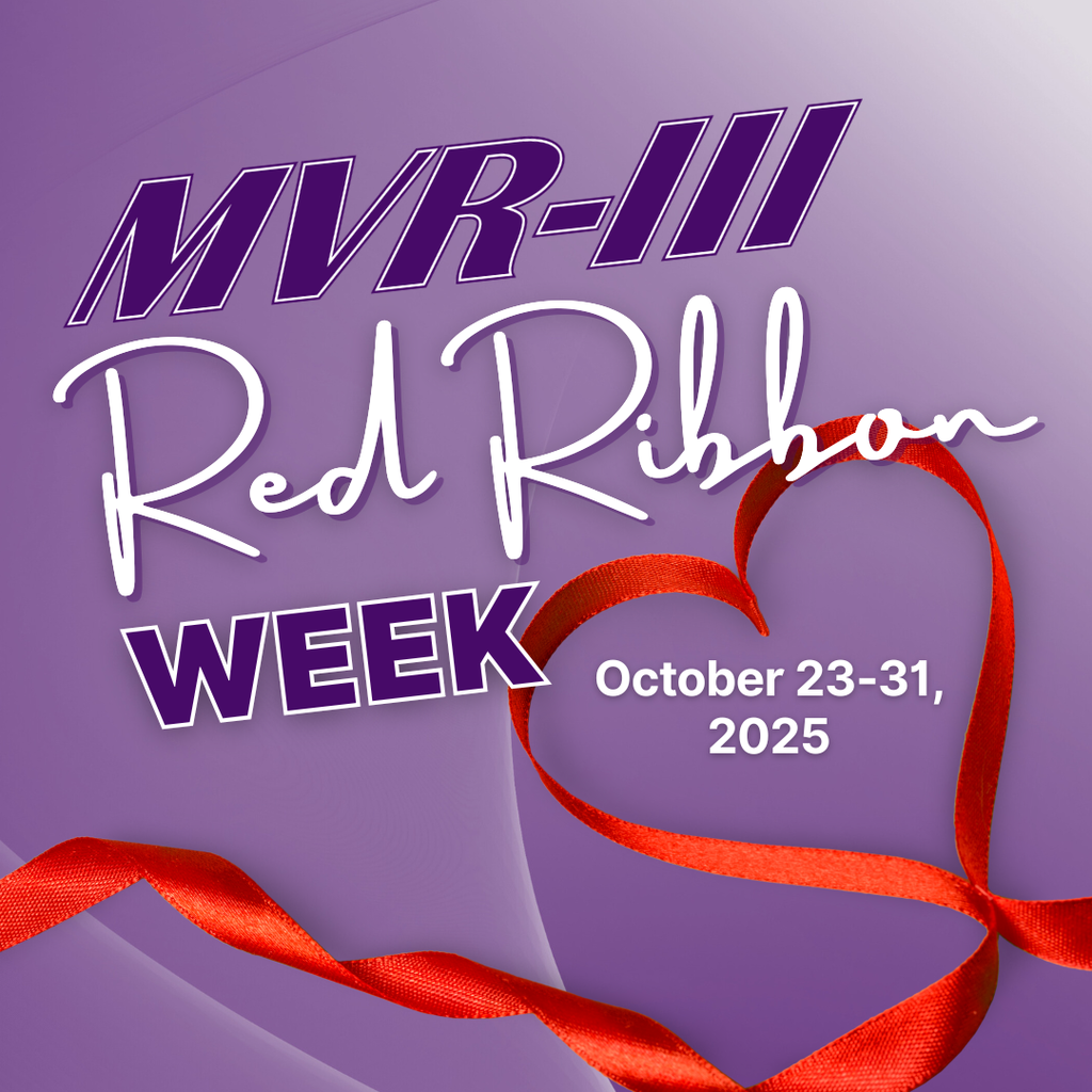 Graphic shows that it's Red Ribbon Week 