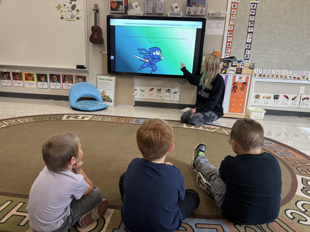 Child Development 2 students teaching