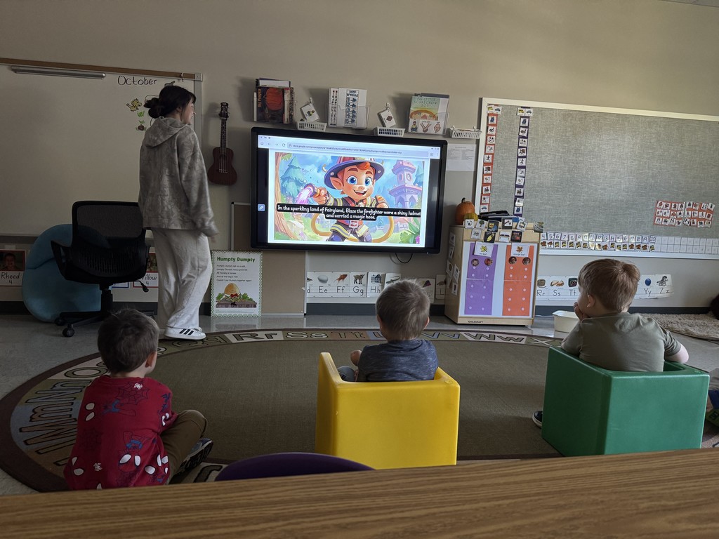 Child Development 2 students teaching