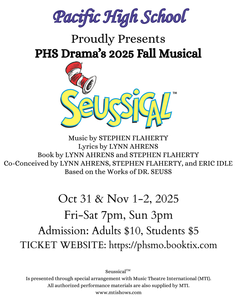 PHS Drama Presents Seussical!