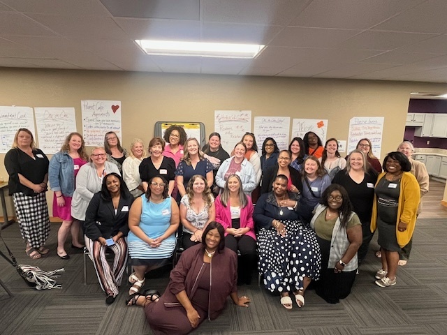 Photo shows Doris Hoffman Early Learning Center Principal Mrs. Amy Huson joining early learning leaders from across Missouri for a powerful session on supporting young learners through important transitions.