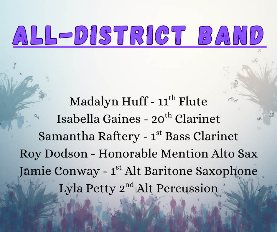 All District Band Members
