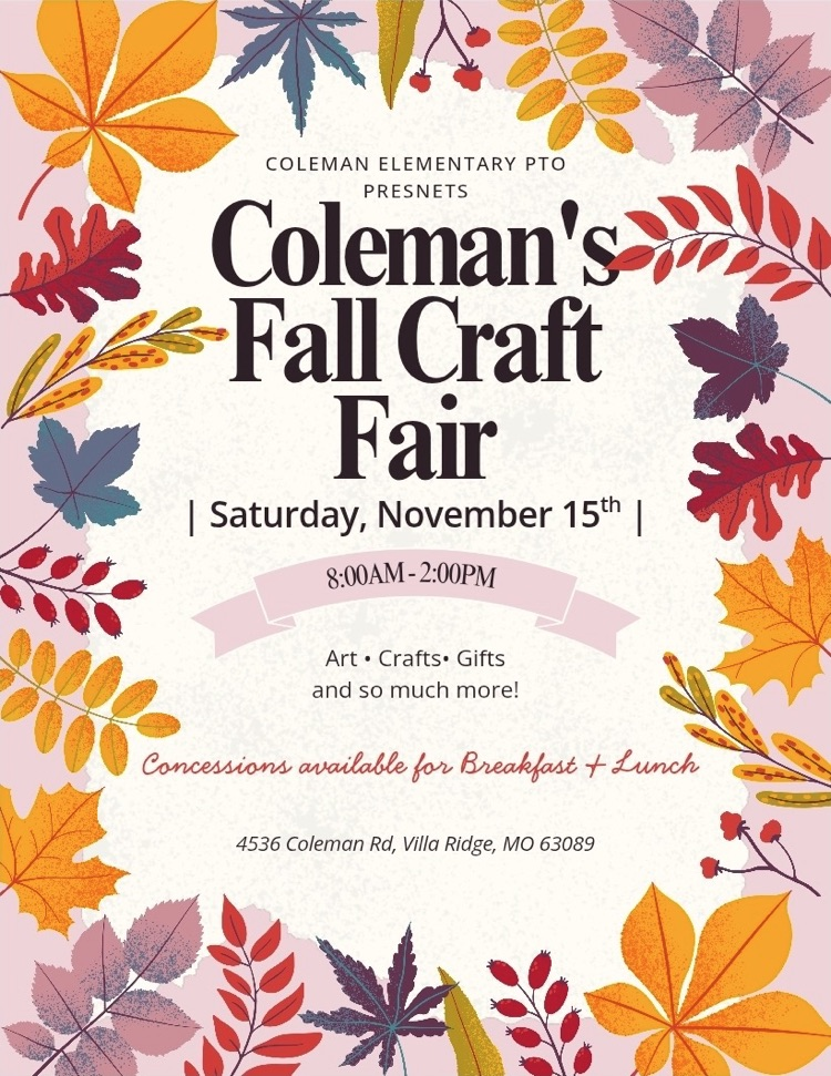 Coleman Craft Fair