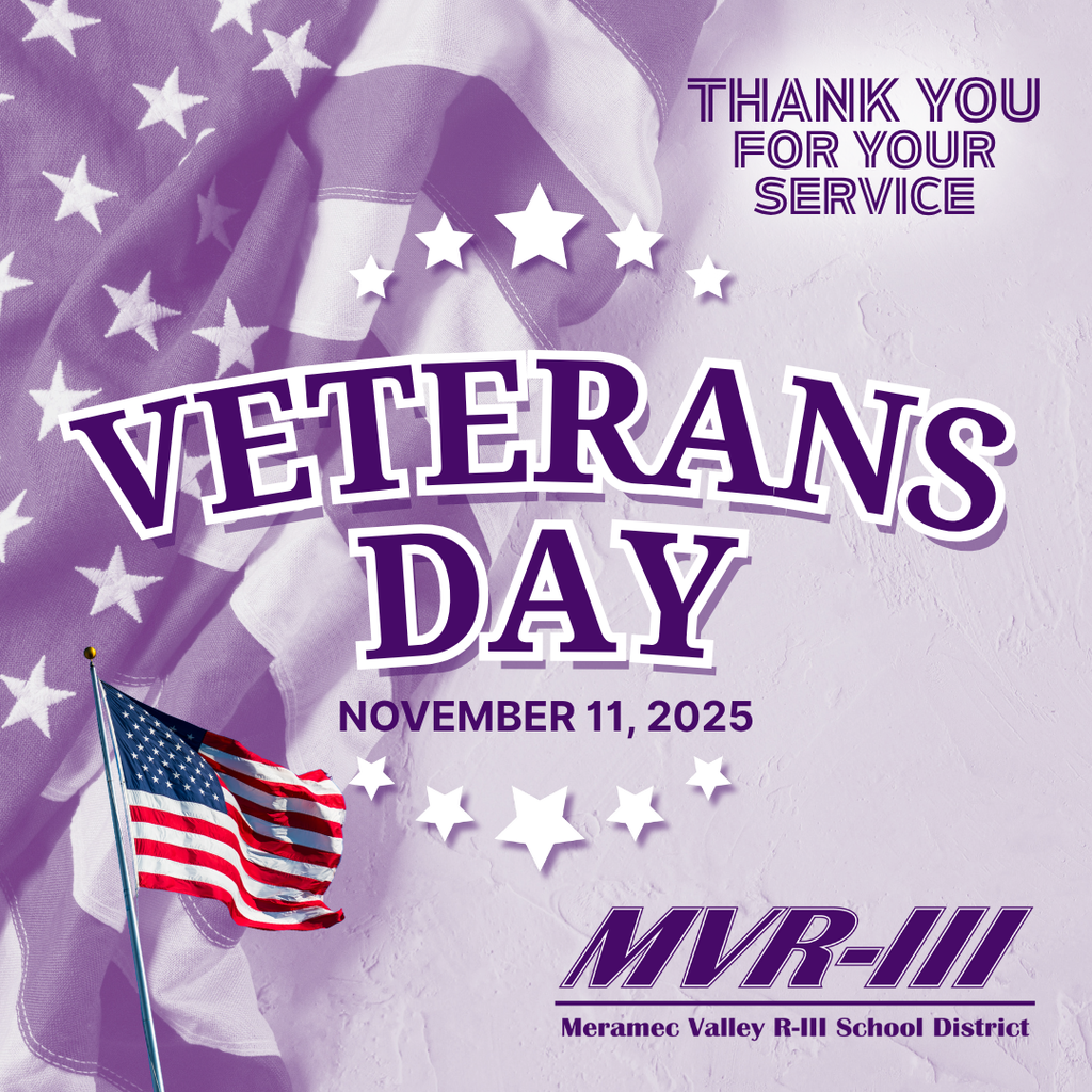 Graphic shows that today is Veterans Day 