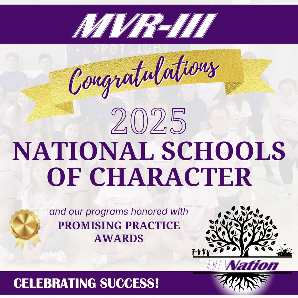 Graphic recognizes MVR-III schools for being named National Schools of Character 