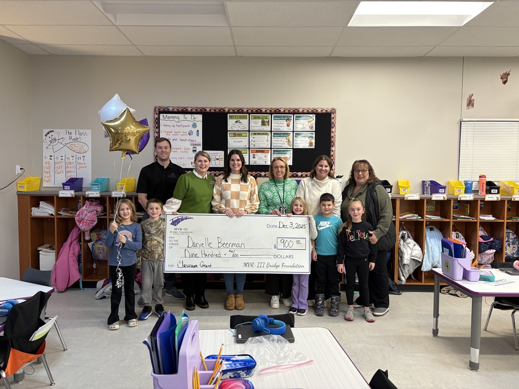 Photo shows a grant recipient from the MVR-III Bridge Foundation