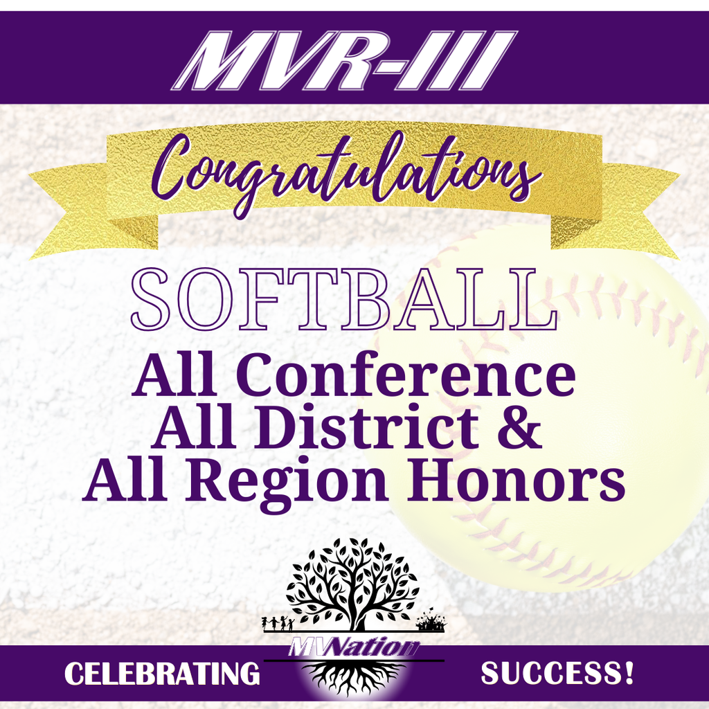 Graphic recognizes softball players for their performances this season 