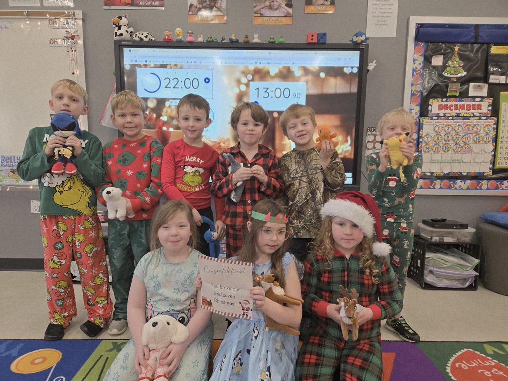 The photo shows Zitzman Elementary students recently helping the Polar Express reach the North Pole by working collaboratively through an activity