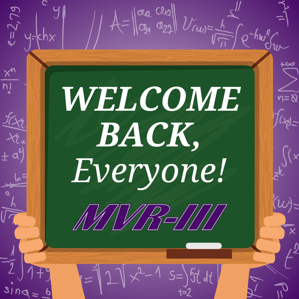 Graphic welcomes back students and staff from winter break