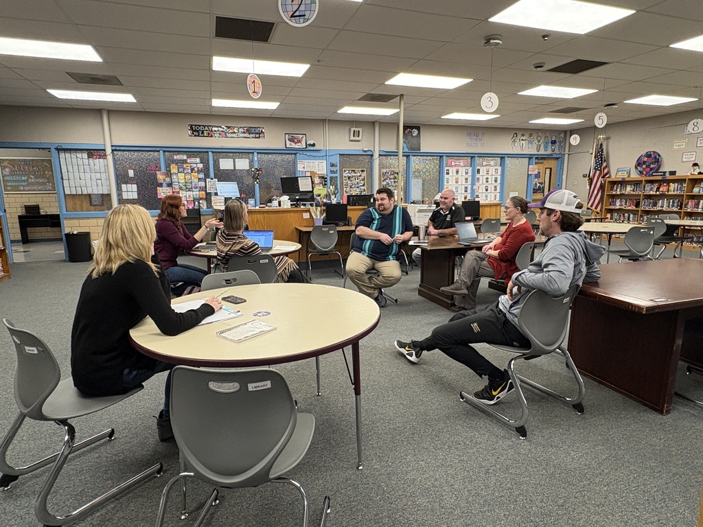 Teachers participating in professional development