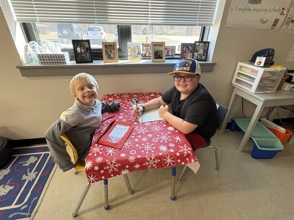 Students participating in a new year activity