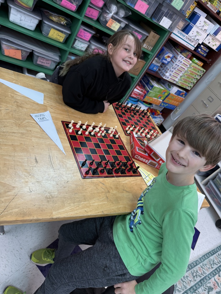 Students playing Chess games