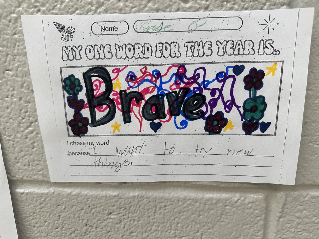 Photo of 2026 Goals Artwork.