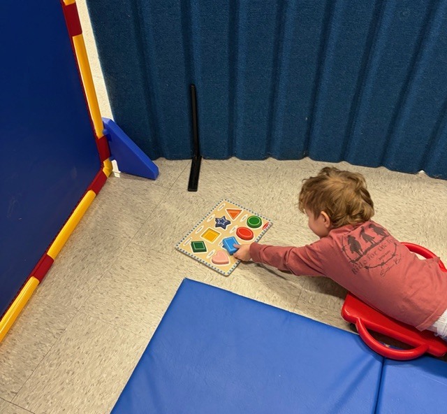 Student in Occupational Therapy Session.