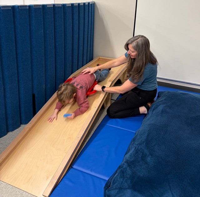 Student in Occupational Therapy Session.