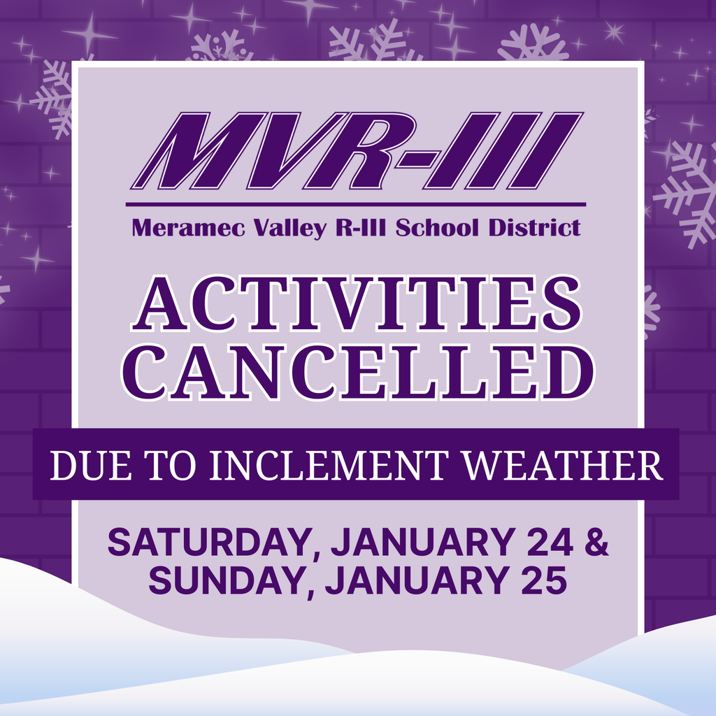 Activities cancelled graphic.
