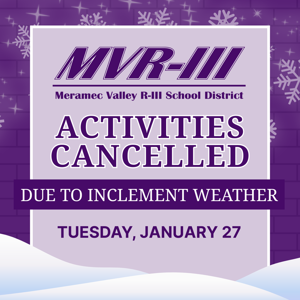 Activities cancelled graphic.
