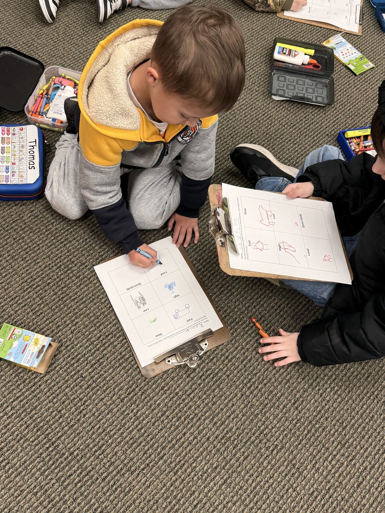 Students exploring musical opposites.