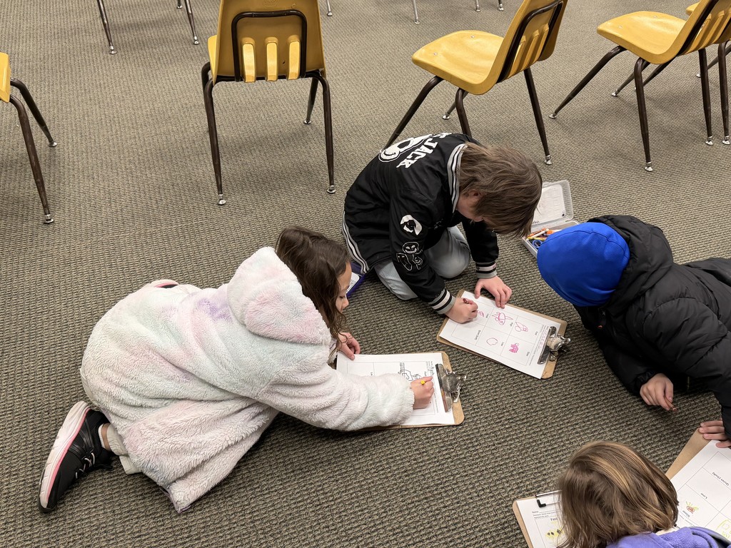 Students exploring musical opposites.