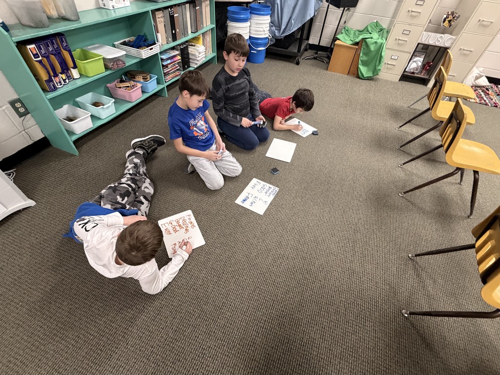 Students building music note-reading skills.