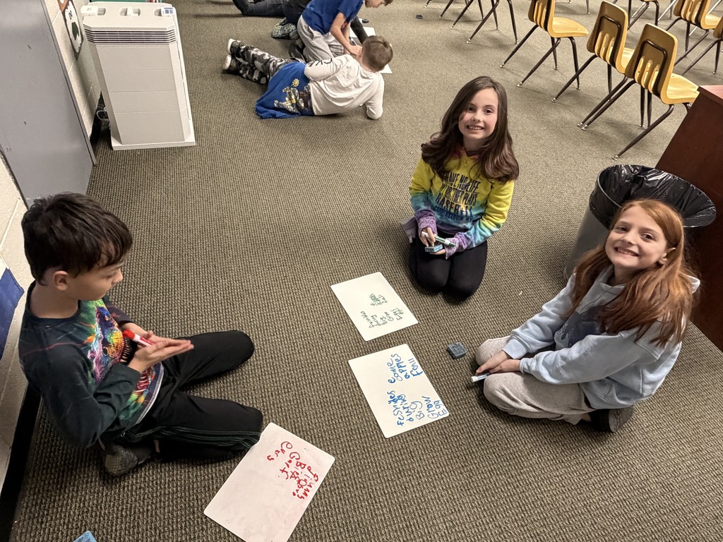 Students building music note-reading skills.