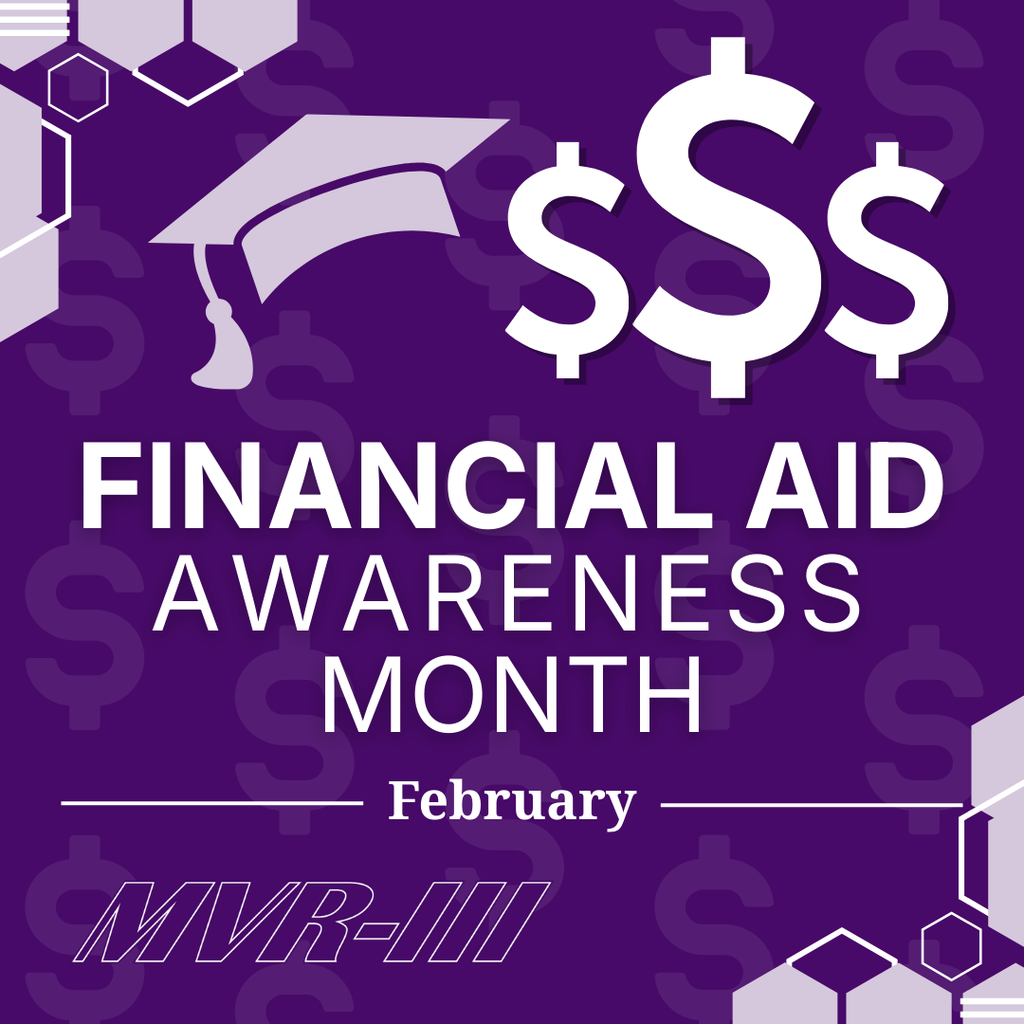 Financial Aid Awareness Month Graphic.