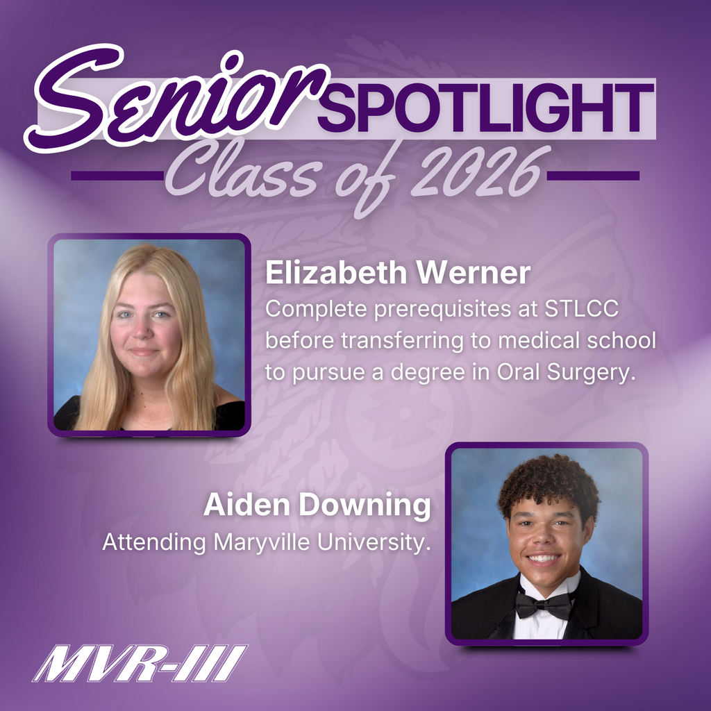 Senior spotlights Elizabeth Werner and Aiden Downing.