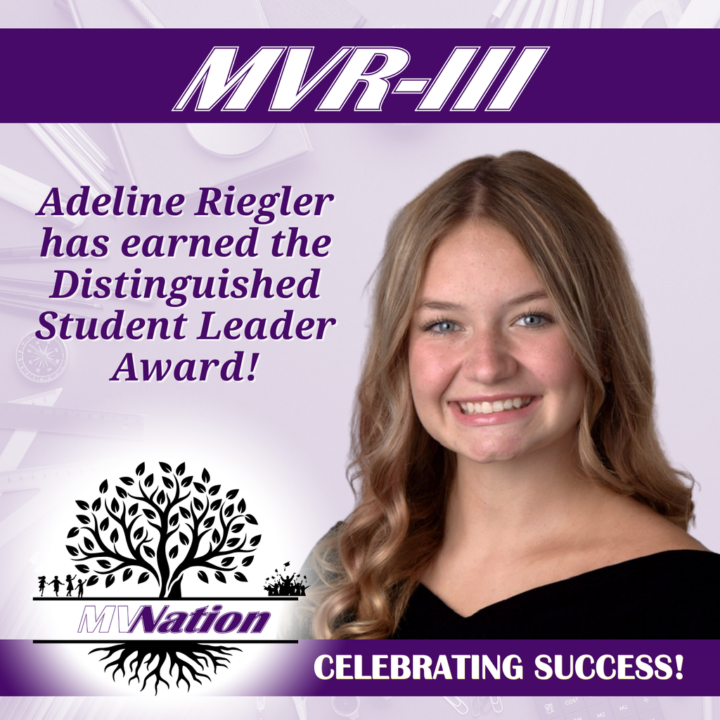 Adeline Kiegler has earned…” and “rating success” in purple with a photo of Adeline smiling.