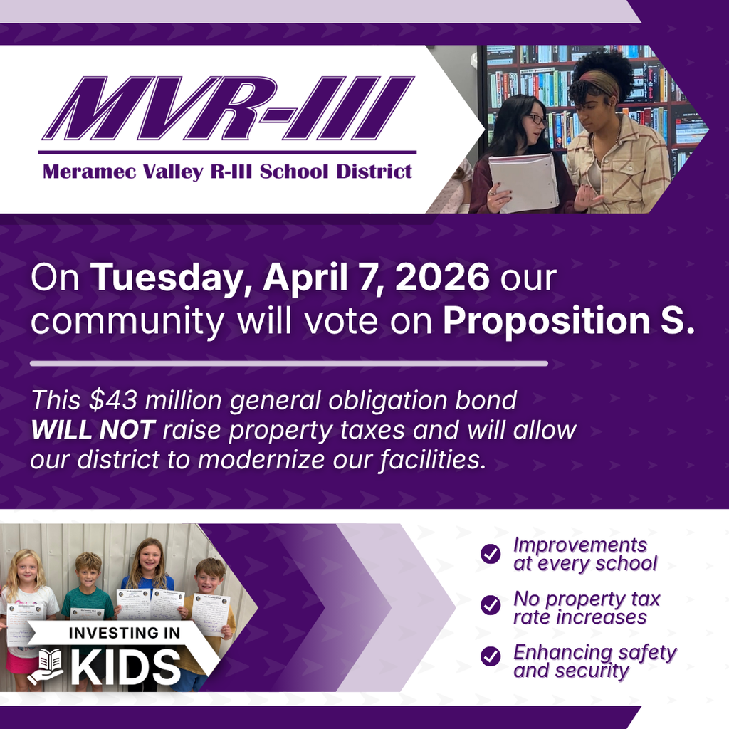 Bond Referendum on April 7 Ballot for MVR-III.