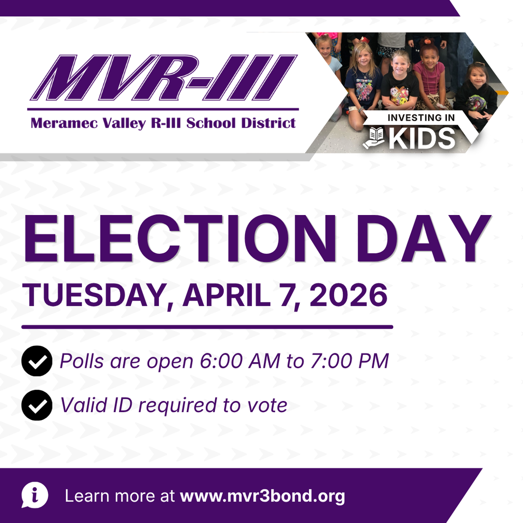 MVR-III Election Day, polls open from 6:00 a.m. to 7:00 p.m.