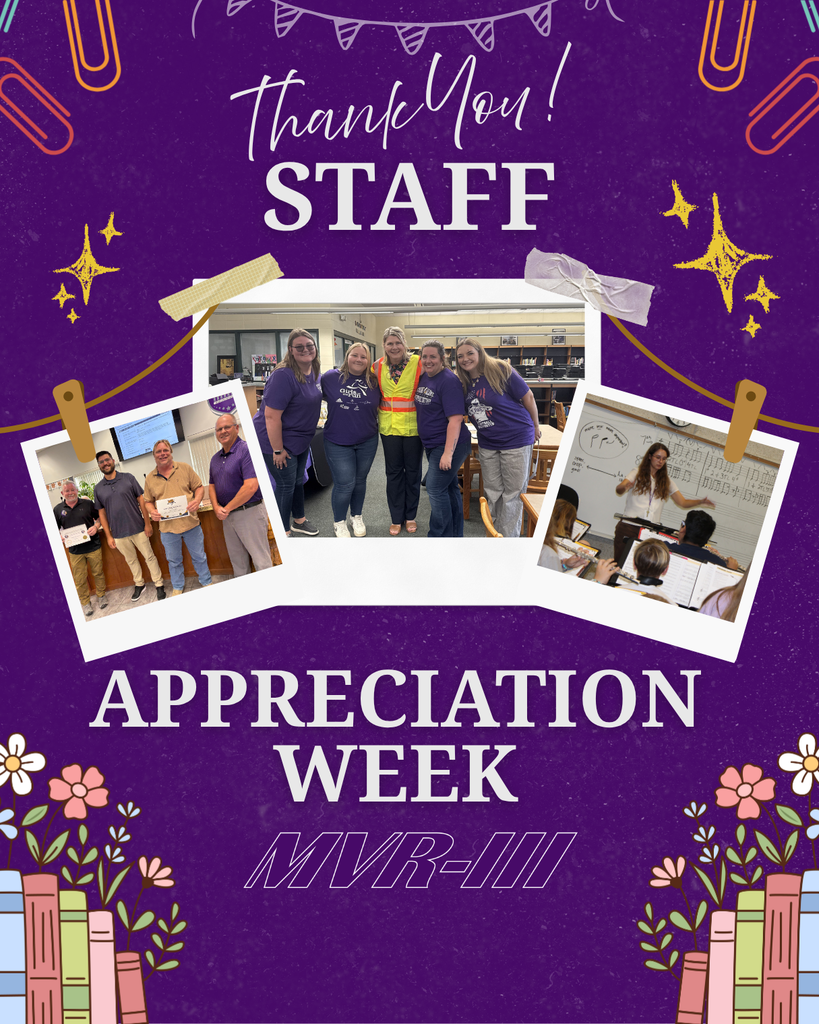 Thank you staff on staff appreciation week with various staff photos.