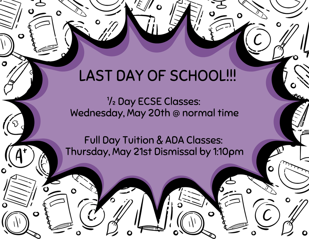 Last day of school!