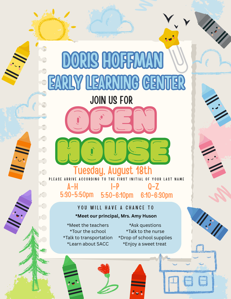 Doris Hoffman Open House Flyer!