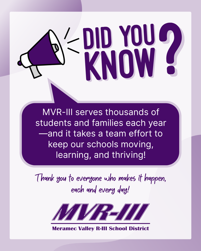 โDid You Know?โ graphic thanking the MVR-III team for serving thousands of students and families and helping schools thrive.