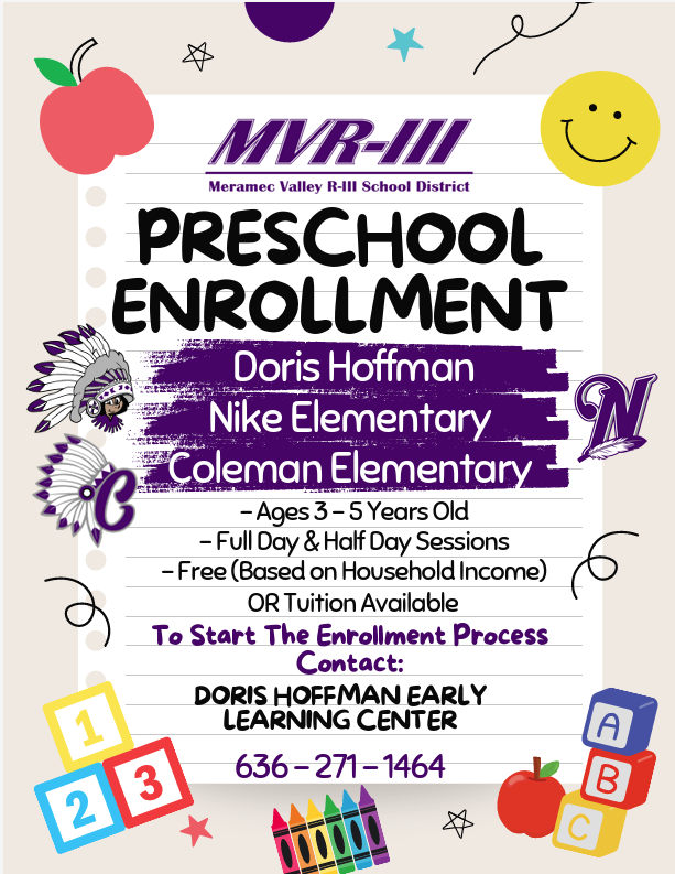 Preschool Enrollment Opportunities!