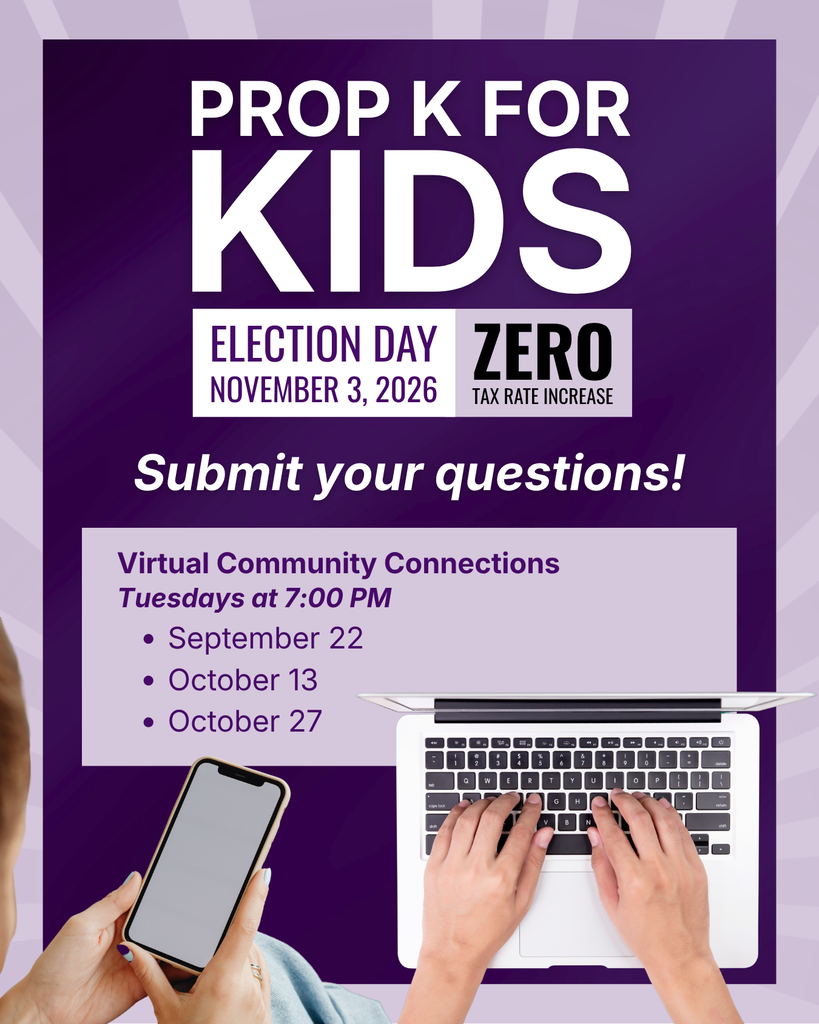 Prop K for Kids Virtual Community Connections.