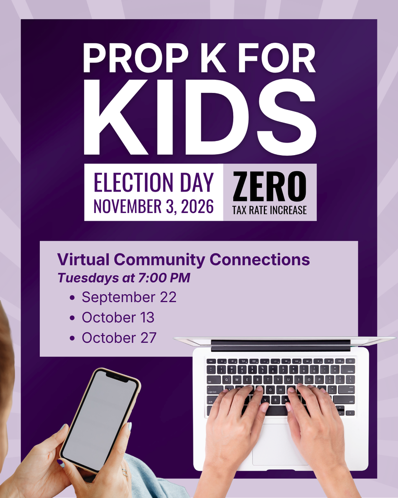 Prop K for Kids Virtual Community Connections.
