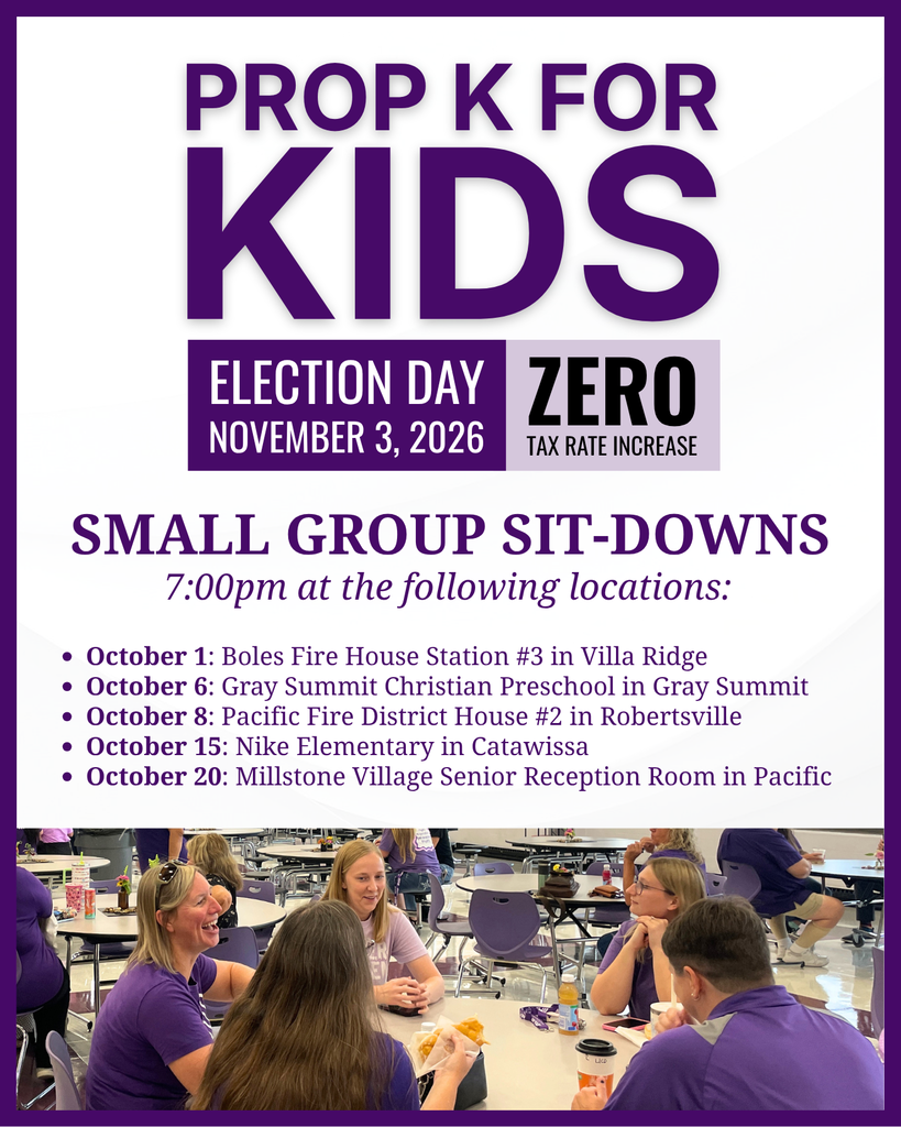 Prop K for Kids, Small Group Sit-Downs dates and times.