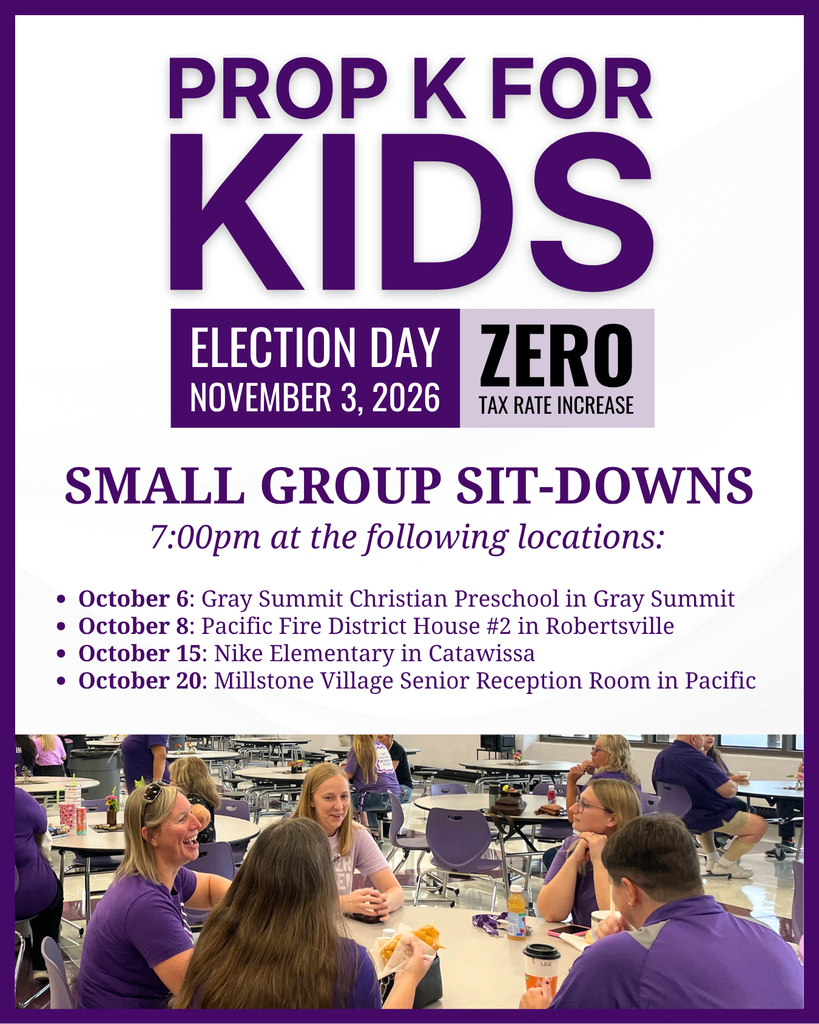 Prop K for Kids promotes zero tax rate increase and lists four October small-group sit-downs ahead of the November 3 election.