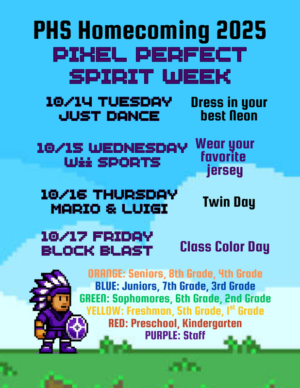 PHS HOCO Spirit Week 2025