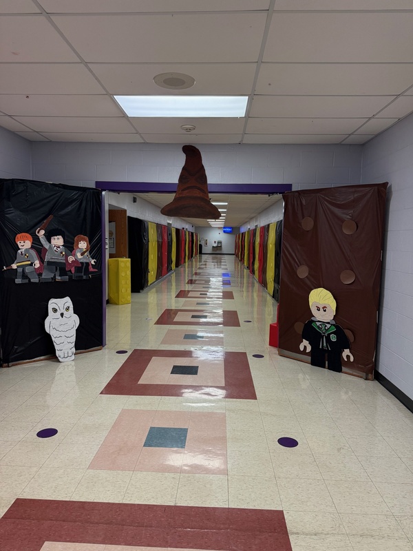 Harry Potter Lego themed hall