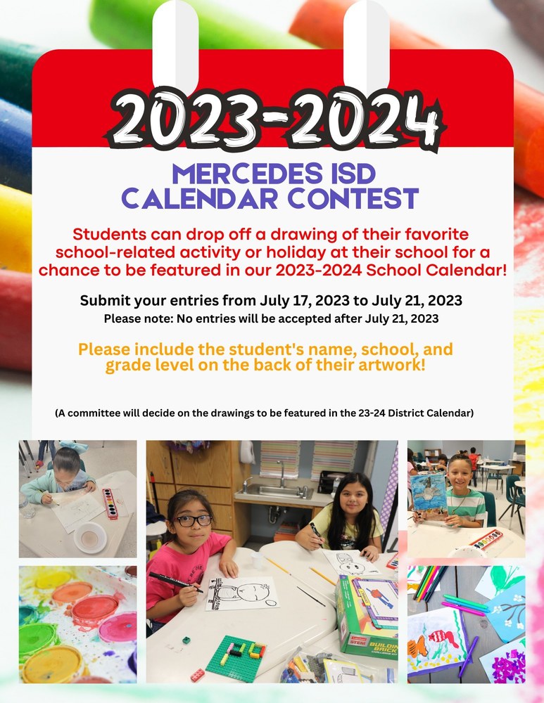 Mercedes ISD Calendar Contest image