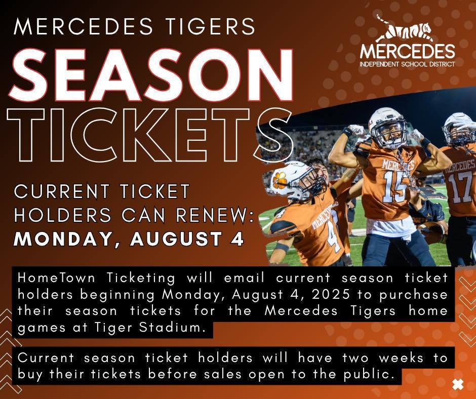 Hometown tickets for season holders
