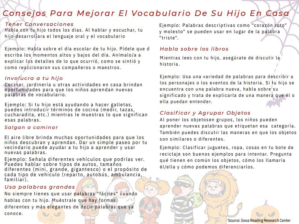 EL Tips for October (Spanish)