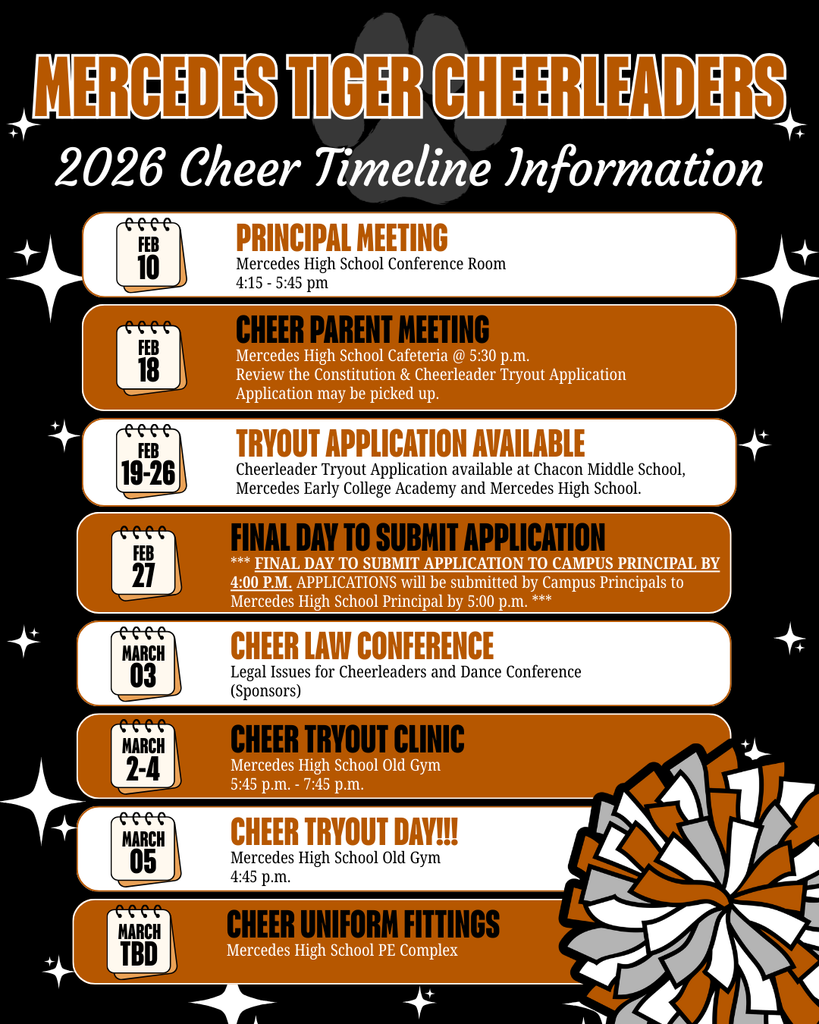 Cheer Tryouts Calendar