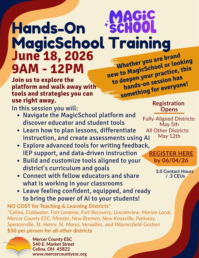 Hands-on MagicSchool Training Flyer