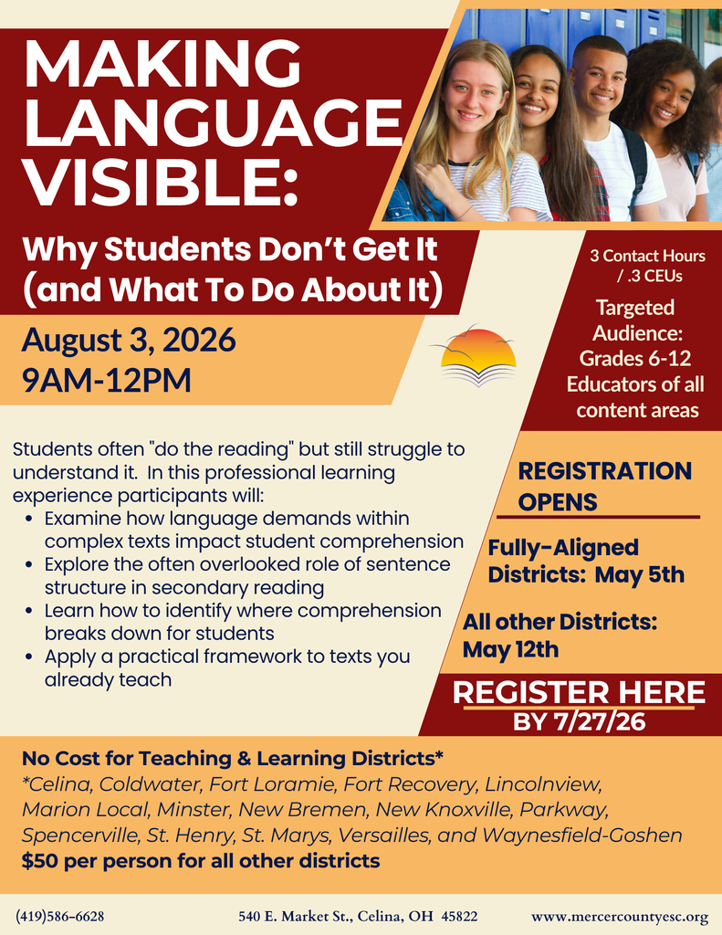 Making Language Visible Professional Development Flyer